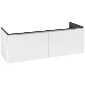 Subway 3.0 Villeroy et Boch vasque C60100VE 127,2x42,9x47,8cm, sans LED / poignée aluminium brillant, blanc brillant