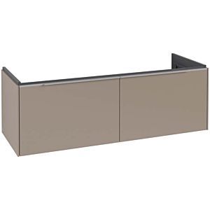 Subway 3.0 Villeroy et Boch vasque C60100VM 127,2x42,9x47,8cm, sans LED / poignée aluminium brillant, taupe