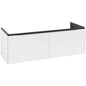 Subway 3.0 Villeroy et Boch vasque C60101VF 127,2x42,9x47,8cm, sans LED / poignée Volcano noir, blanc pur