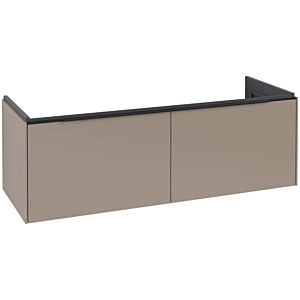 Subway 3.0 Villeroy et Boch vasque C60101VM 127,2x42,9x47,8cm, sans LED / poignée Noir volcan, taupe