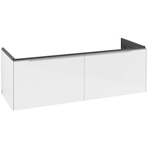 Subway 3.0 Villeroy et Boch vasque C601L0VE 127,2x42,9x47,8cm, avec LED / poignée aluminium brillant, blanc brillant