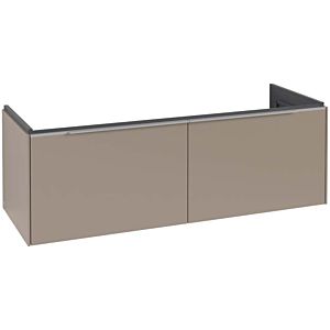 Subway 3.0 Villeroy et Boch vasque C601L0VM 127,2x42,9x47,8cm, avec LED / poignée aluminium brillant, taupe