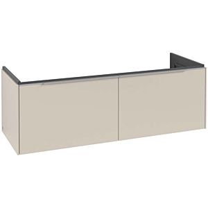 Subway 3.0 Villeroy et Boch vasque C601L0VN 127,2x42,9x47,8cm, avec LED / poignée aluminium brillant, gris cachemire