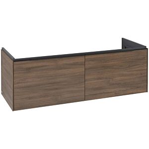 Subway 3.0 Villeroy et Boch vasque C601L1VH 127,2x42,9x47,8cm, avec LED / poignée Volcano black, arizona oak