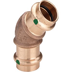 Viega elbow 281533 18 mm, 45 °, with SC-Contur, gunmetal or silicon bronze