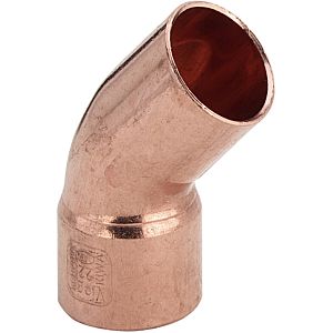 Viega PPSU bend 110338 42 mm, 45 °, spigot end, copper