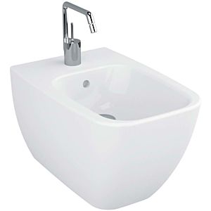 Vitra Shift mur Bidet 4394B003-1655 36x54cm, trop-plein, trou pour robinet 2000 blanc brillant, sans trous latéraux