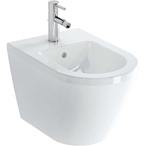 Vitra Integra Wand-Bidet 7042L003-0288 35,5x54cm, Überlauf/Hahnloch mittig, ohne seitliche Löcher, weiß