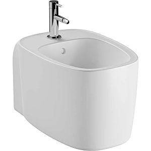 Vitra Plural Wand-Bidet 7831B401-0288 36x54,5cm, Überlauf, 1 Hahnloch mittig, edelweiß, VC