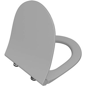 Vitra Slim Sento abattant de toilettes 120-476R009 36,5x45cm, avec mécanisme de fermeture amortie et dégagement rapide, gris pierre mat