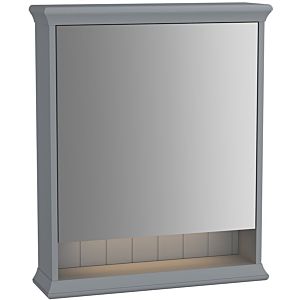 Vitra Valarte LED mirror cabinet 62226 63x17x76, left, illuminated open shelf, body gray matt