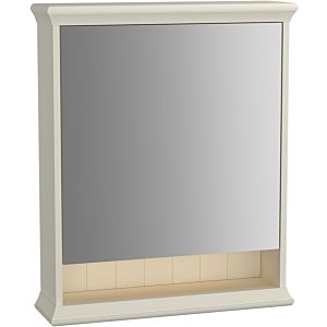 Vitra Valarte LED mirror cabinet 62227 63x17x76, left, illuminated open shelf, body ivory matt