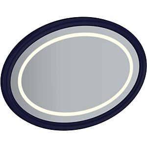Vitra Valarte Flachspiegel 65789 1000x45x700mm, oval, LED-Beleuchtung, Korpus stahlblau, lackiert
