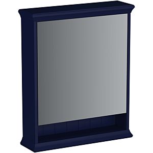 Vitra Valarte LED mirror cabinet 65791 63x17x76, left, illuminated open shelf, body steel blue, lacquered