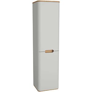 Vitra Sento tall cabinet 66020 40x35x157.5cm, with laundry basket, door hinge left, light grey matt, decor