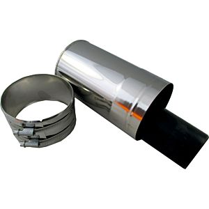 Wolf Cob mouthpiece 2651915 DN 60/100, 290 mm, for Luft- / exhaust pipe, Stainless Steel / polypropylene