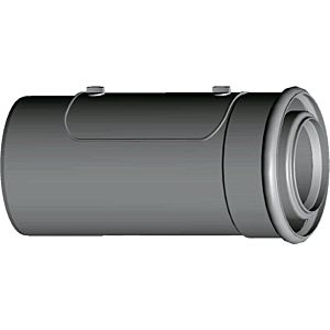 Wolf Cob Luft- / exhaust pipe 2651470 DN 80 / 125, 250 mm, pluggable, with inspection opening, white