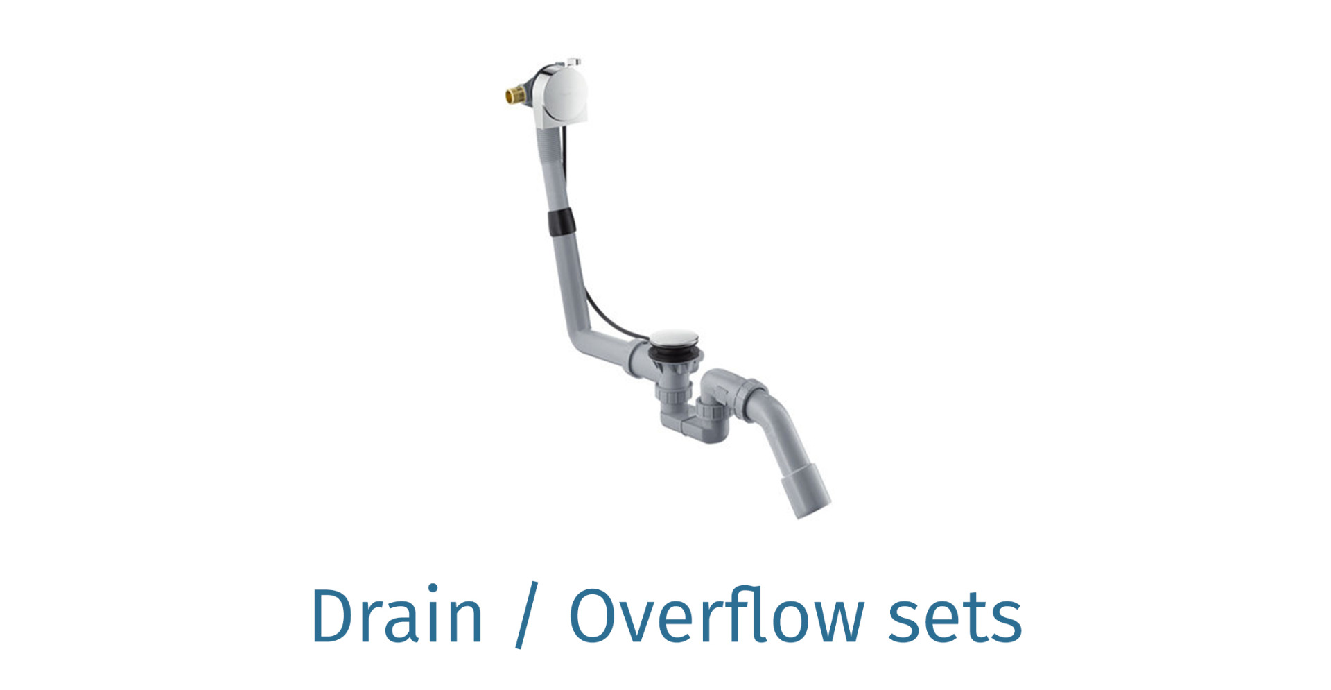 Drain overflow sets