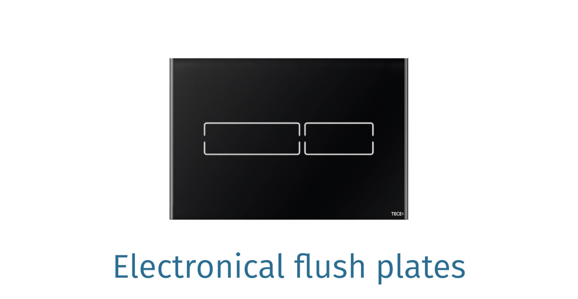 electronic  urinal actuation plate