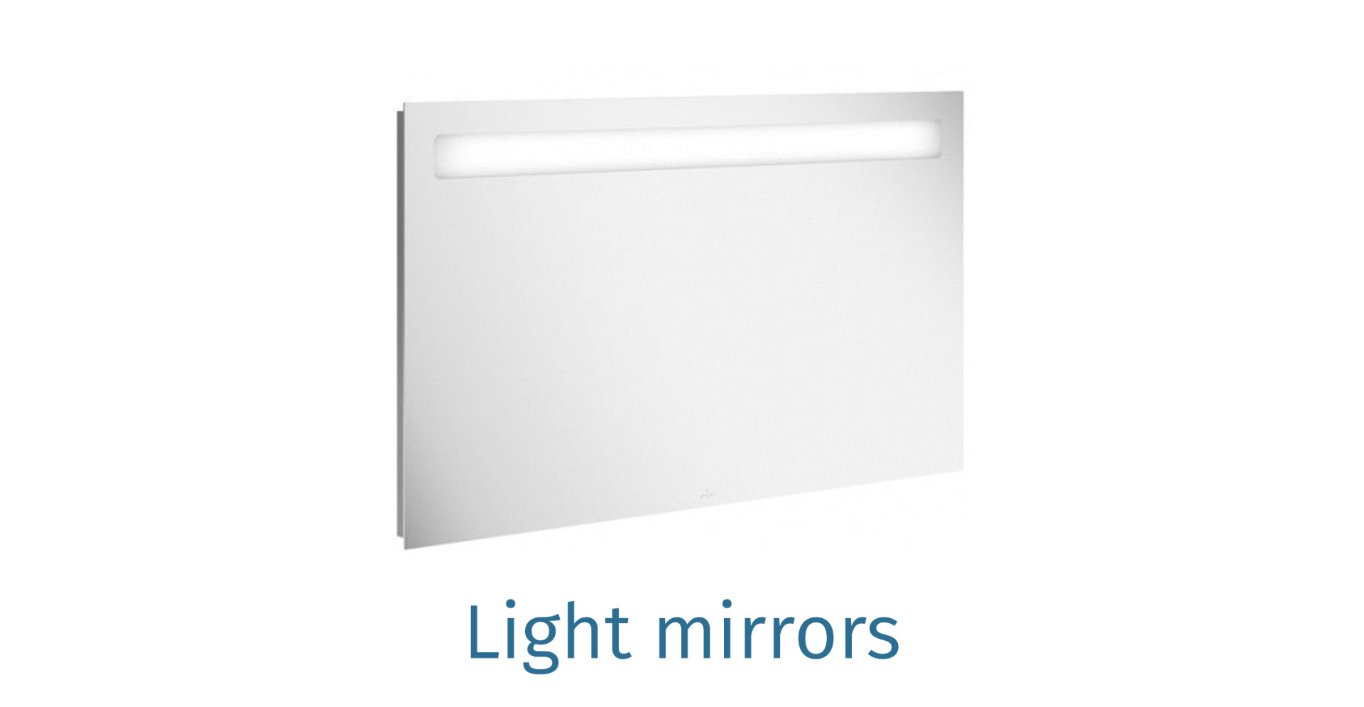 Light mirror for bathroom