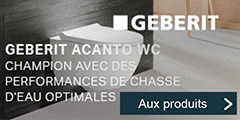 WC Geberit Acanto: une technologie qui impressionne.﻿