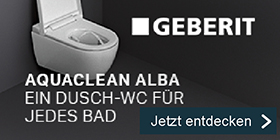 AquaClean Alba - ein Dusch-WC für jedes Bad.