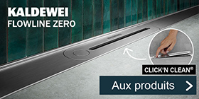 FLOWLINE ZERO: caniveau de douche innovant de KALDEWEI.